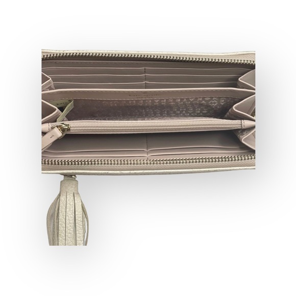 Kate Spade  KSNY Neda Chester Street Wallet  Rose Cloud / Cement  WLRU2654 - Picture 11 of 16